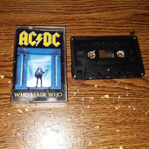 AC / DC -Who Made Who on cassette (WEA Music of Canada, 1986)